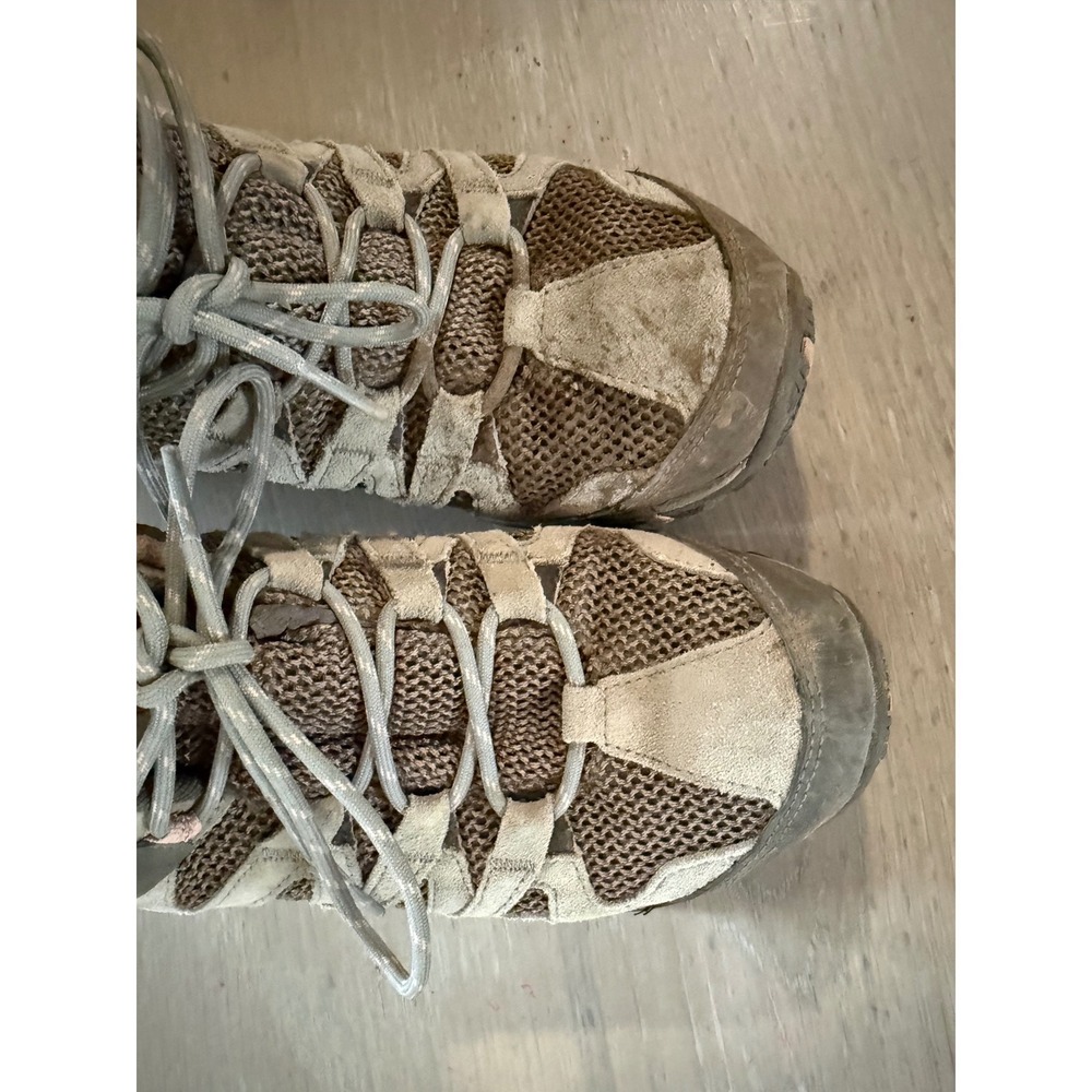 Merrell M-Select DRY Waterproof Hiking Boots Taupe Grey Pink J033026 Womens 8 - Picture 3 of 9